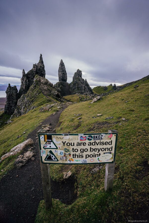 Old Man of Storr de Lîle de Skye, la randonnée la plus célèbre d