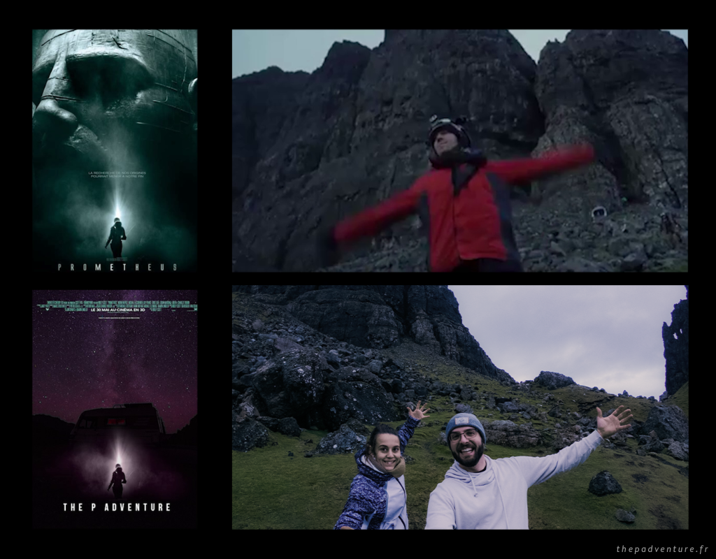 Old Man of Storr dans le film Prometheus (2012) de Ridley Scott