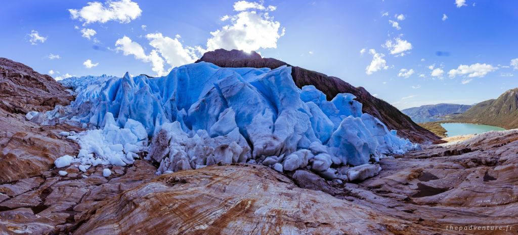 Le Glacier de Svartisen en Norvege