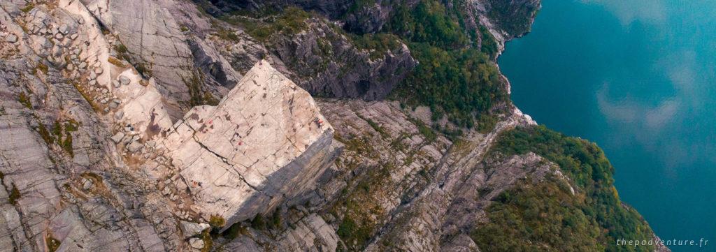 randonnée de Preikestolen en norvege