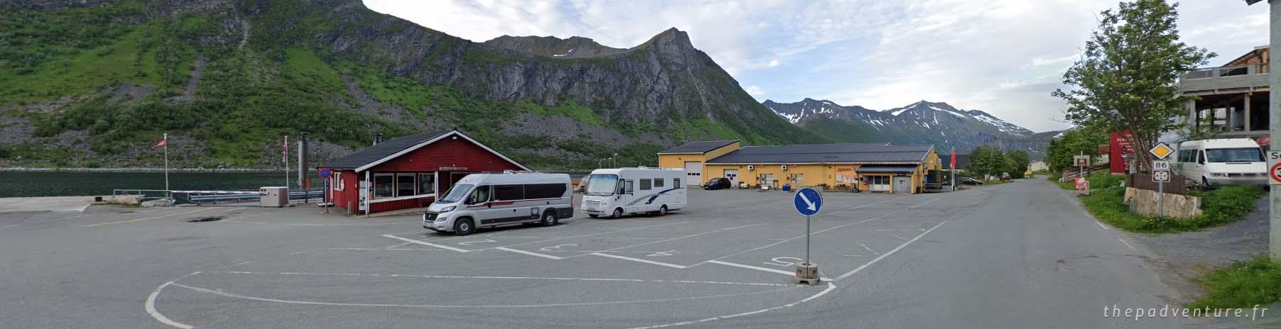 quai de ferry numeroté en norvege