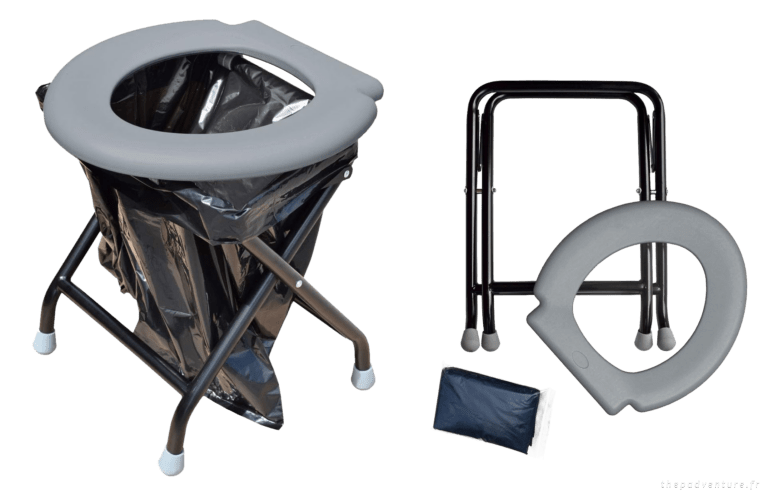 ZENFUN Toilettes de camping portables pliables pour adultes, pot Porta